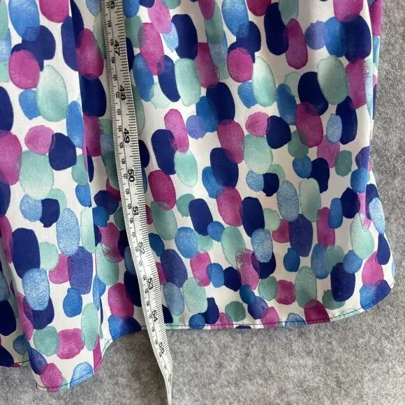 Tommy Bahama Tiered Maxi Dress Womens Medium Splendid Sea Tassel Resort Tropical - Picture 10 of 16